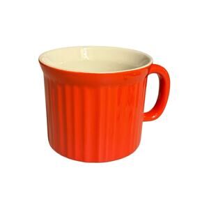 Corningware Orange 20 oz Stoneware Colours Soup Bowl Coffee Mug Oven Safe